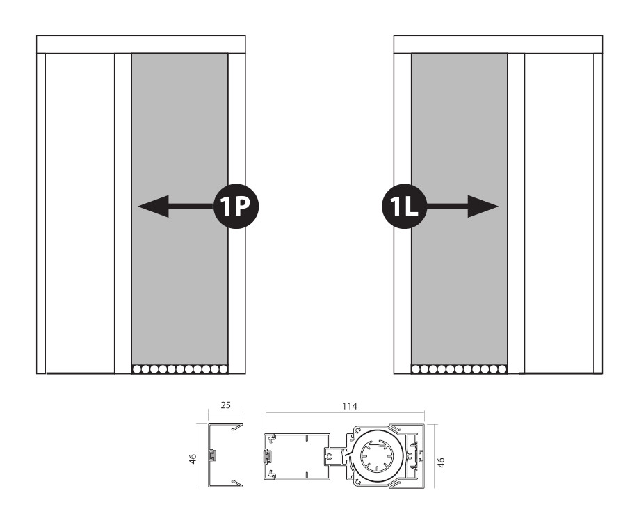 Specifiche of the Single Rolled MONUMO Door Mosquito Net